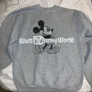 Disney world crewneck sweatshirt